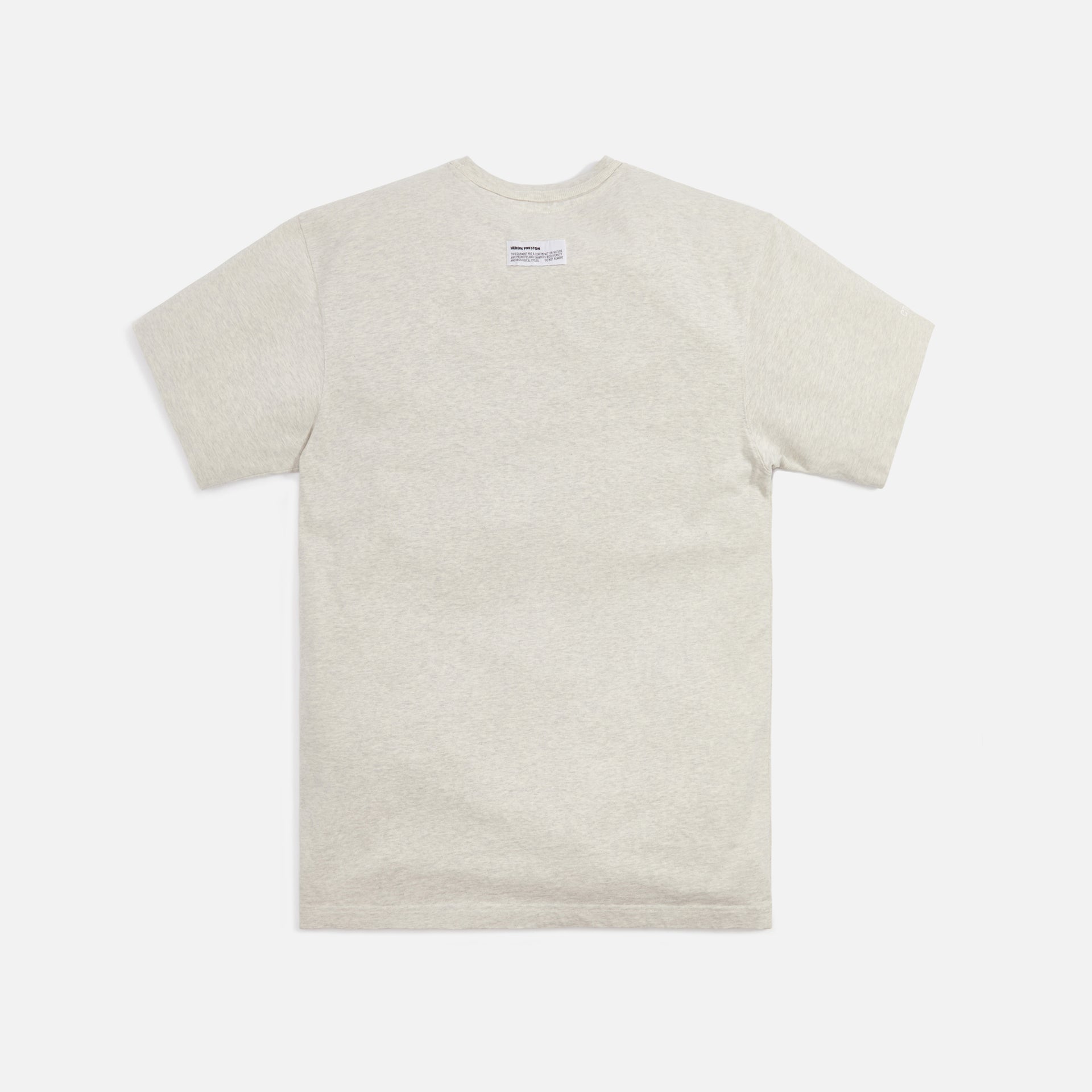 Heron Preston OS Noise Censored Tee - Heather Grey