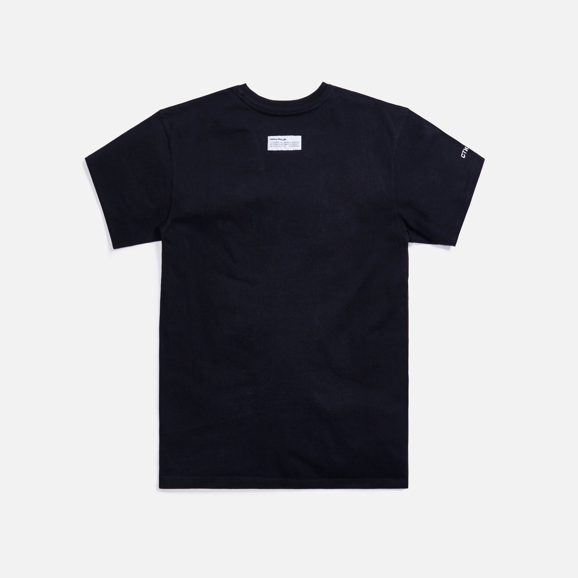 Heron Preston OS Herons Captcha Tee - Black / Light Blue