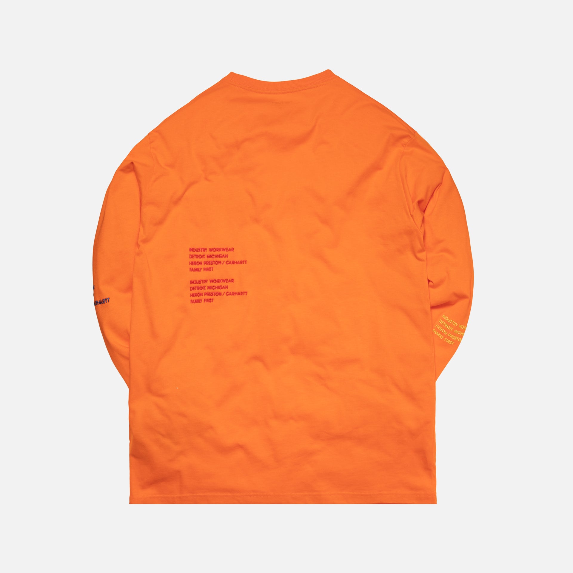 Heron Preston x Carhartt Long Sleeve Tee - Orange