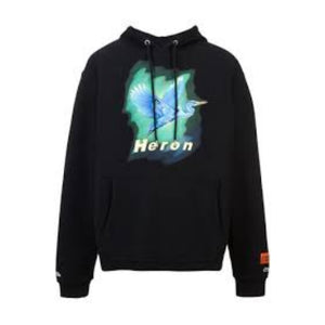 Heron Preston Hooded Sweatshirt - Black / Blue