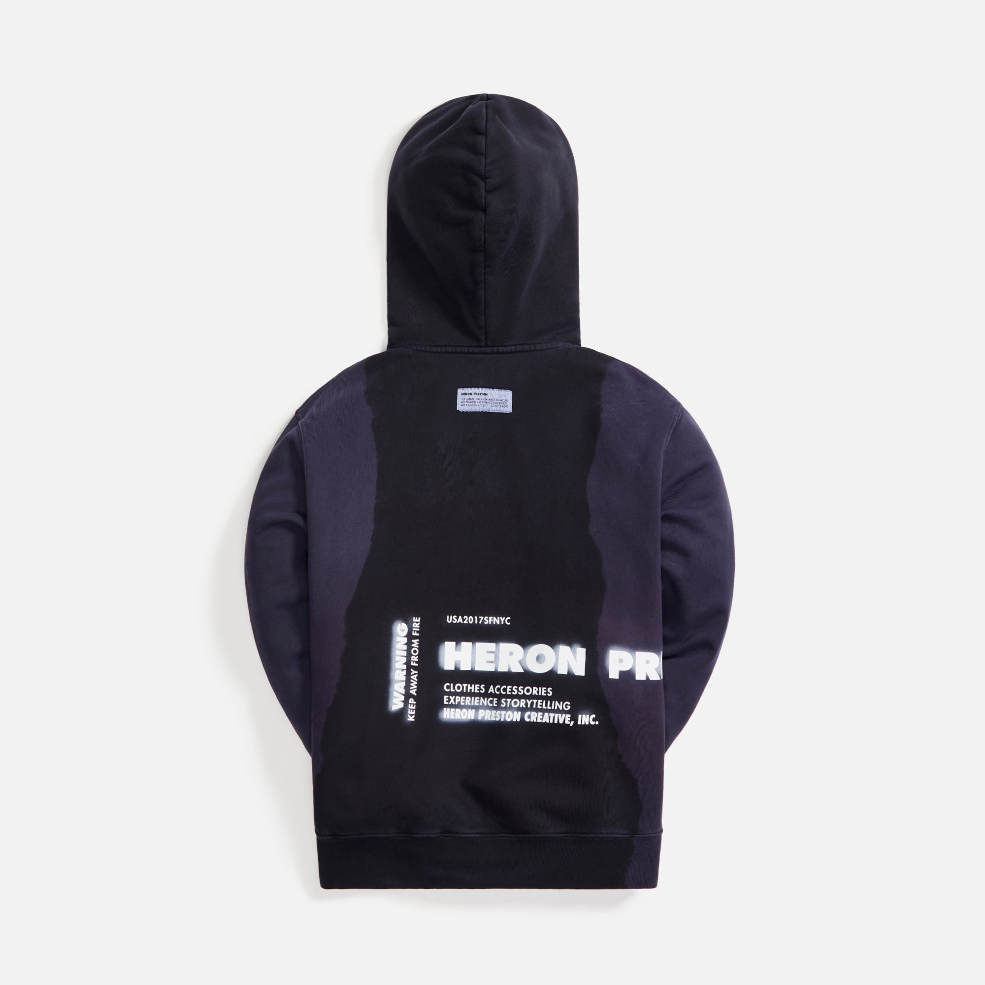 Heron Preston Caterpillar Power Hoodie - Black / Yellow – Kith