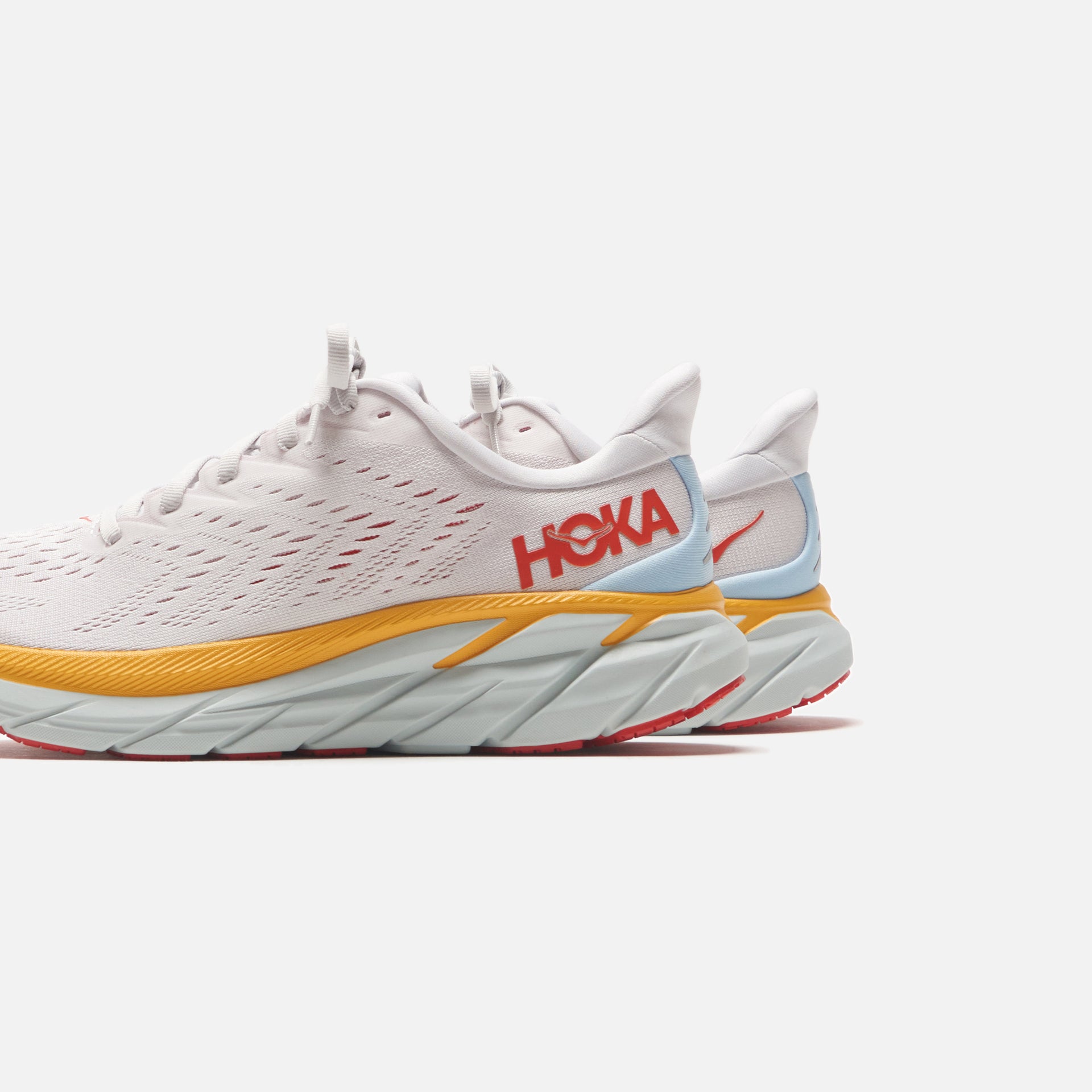 Hoka Clifton 8 - Nimbus Cloud / Blanc De Blanc