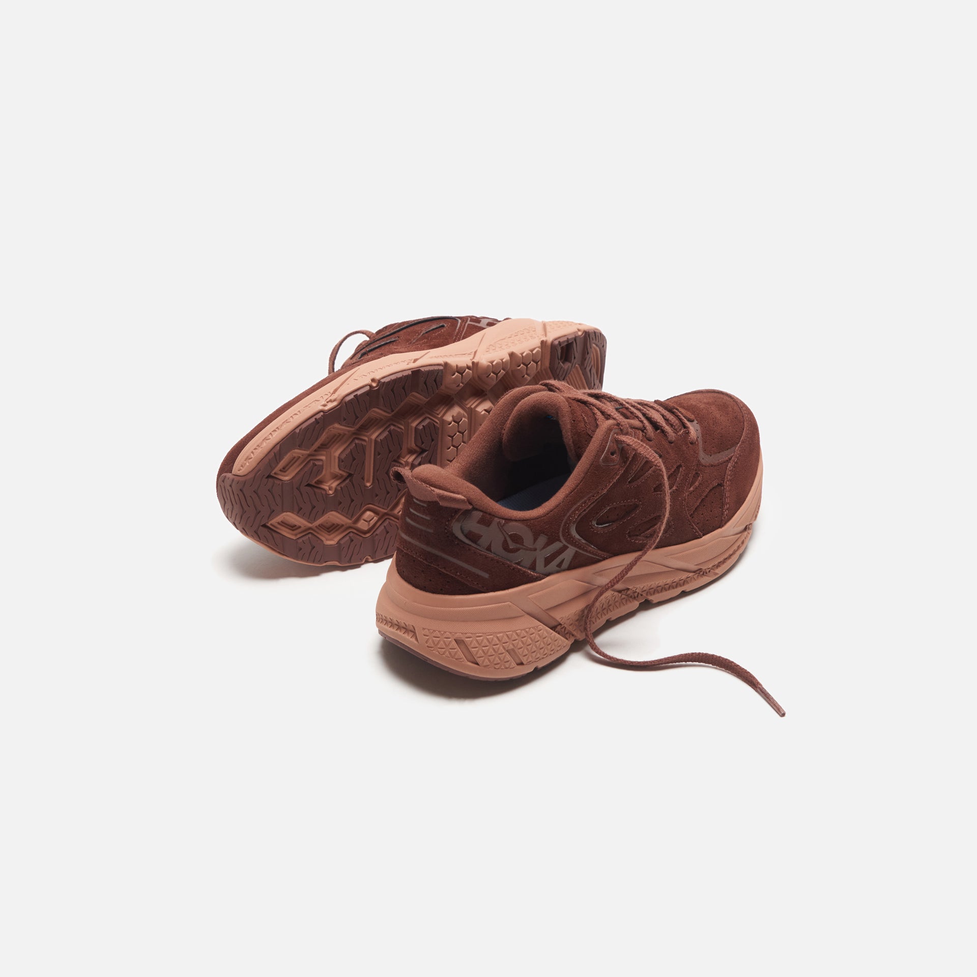 Hoka OneOne Clifton L Suede - Cappuccino / Cork