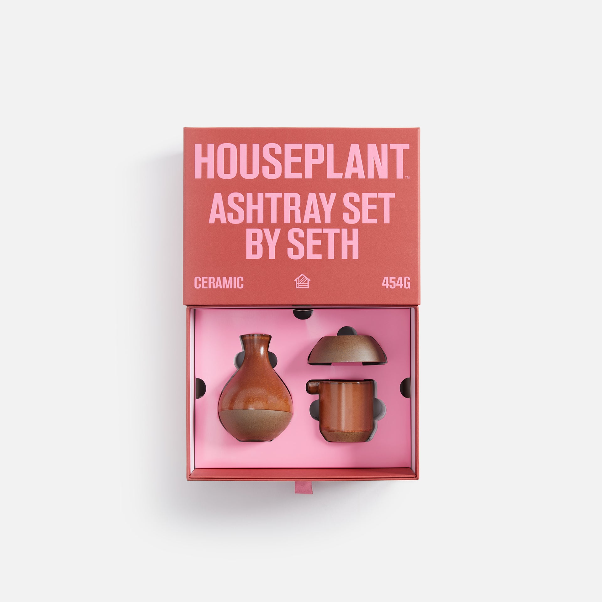 Houseplant Ashtray Set by Seth - Brick