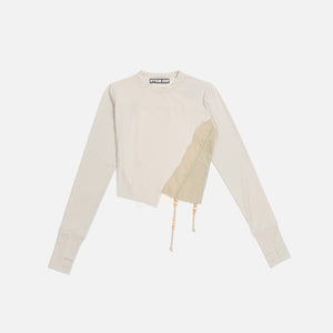 Hyein Seo Twisted Long Sleeve - Ivory