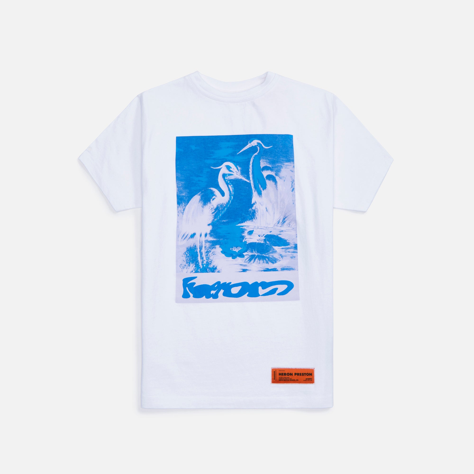 Heron Preston Herton Tee White Blue Kith