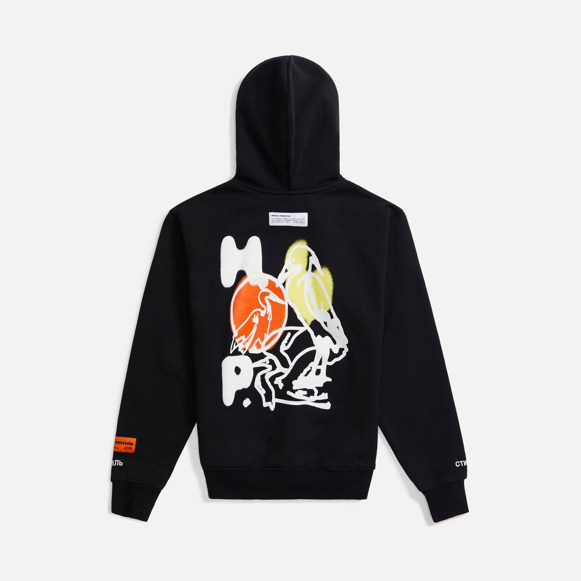 Heron Preston Hoodie Heron - Black