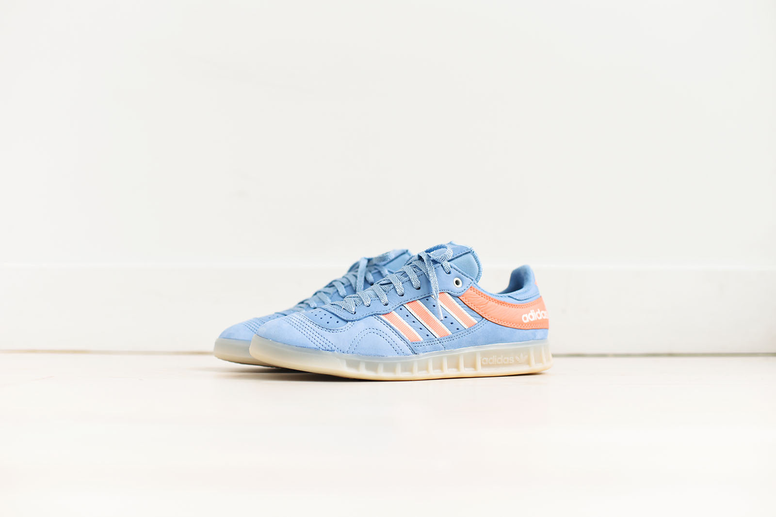 adidas x Oyster Handball Top - Ash Blue / Coral / White