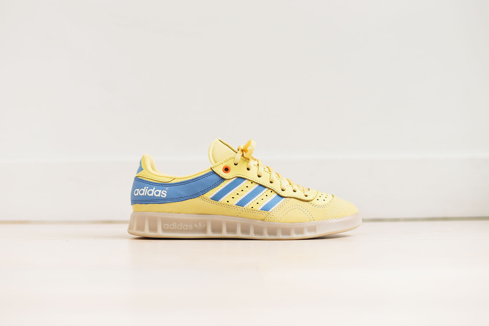 adidas x Oyster Handball Top - Yellow / Ash Blue / White