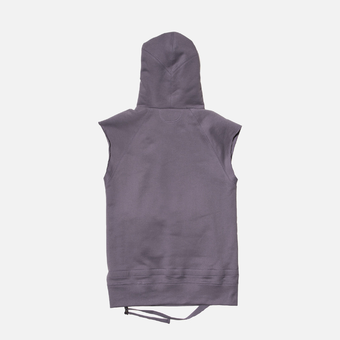 Helmut Lang Oversized Cut Sleeve Hoodie - Rabbit