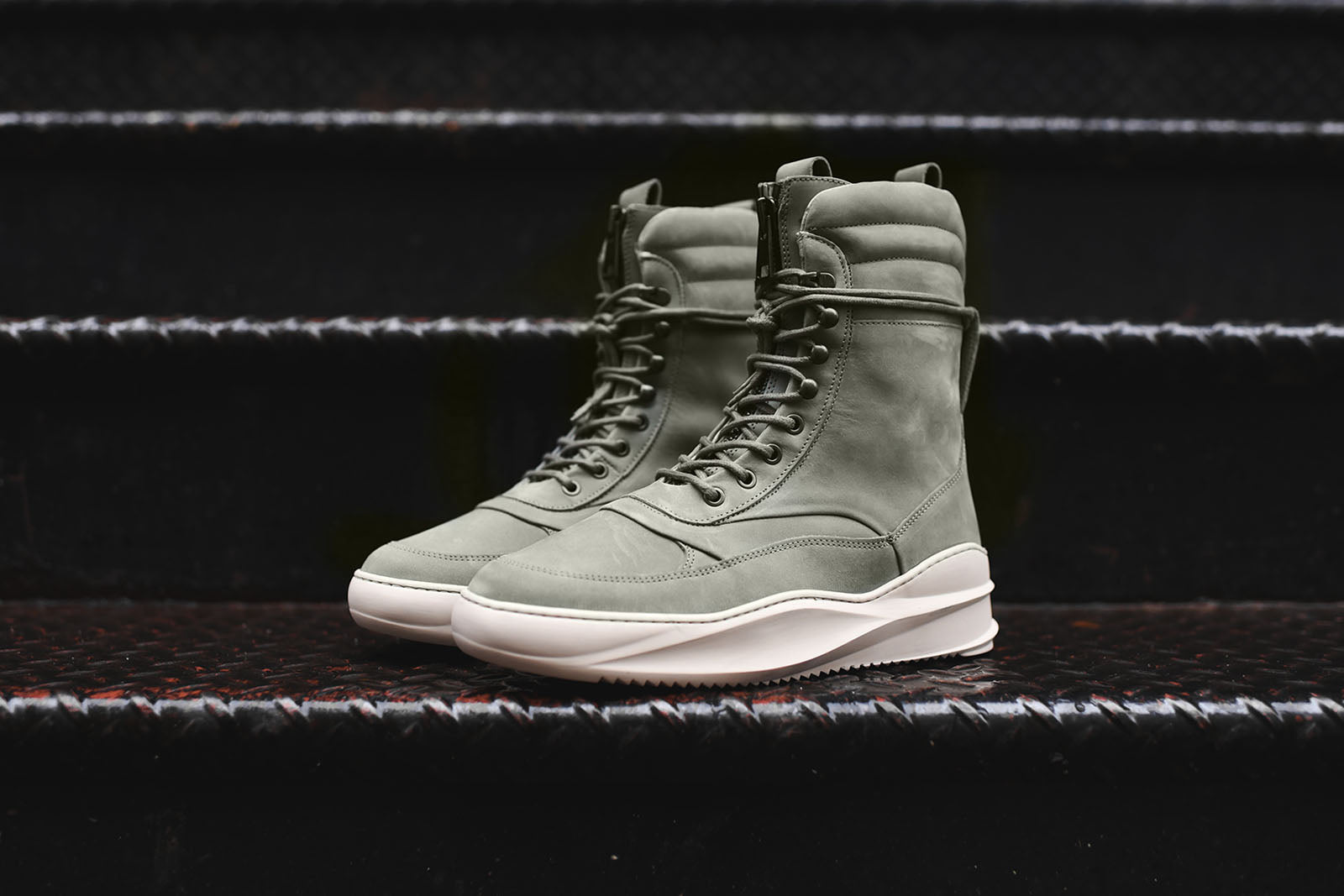 Filling Pieces High Field Boot Sky Tsaatan - Army Green