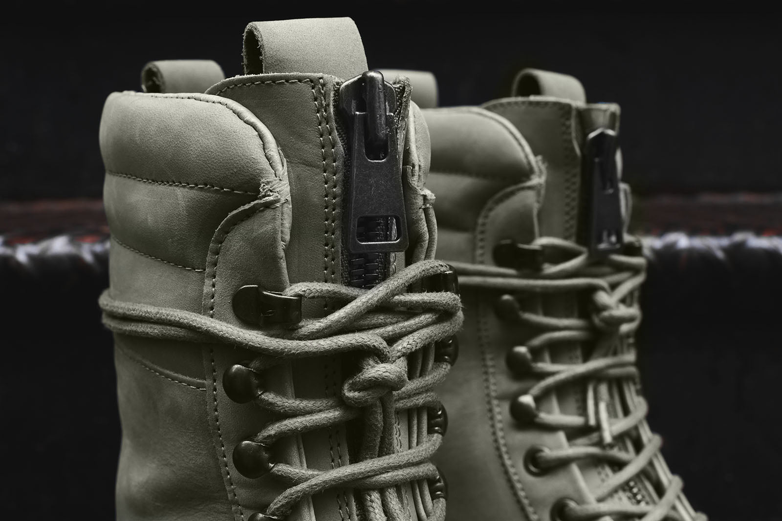 Filling Pieces High Field Boot Sky Tsaatan - Army Green