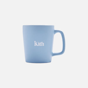 Kith Serif Logo Mug - Sky blue
