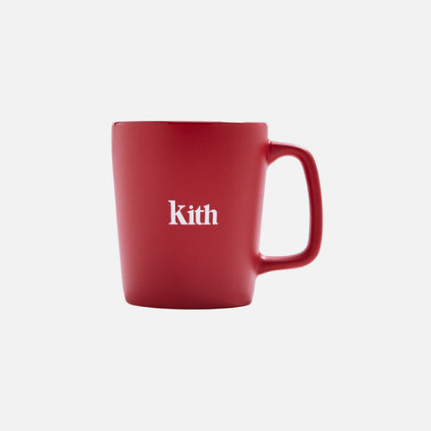 Kith Serif Logo Mug - Red