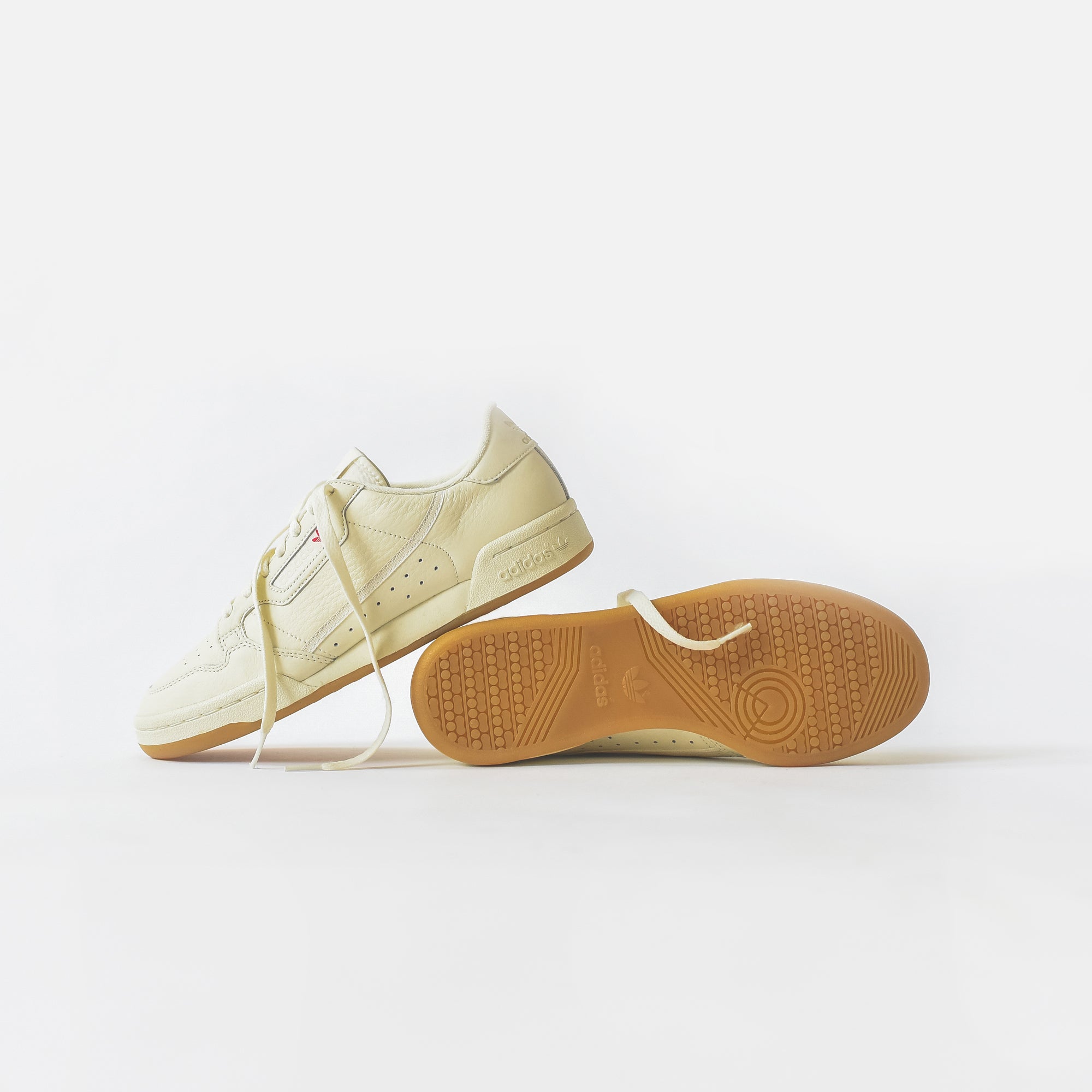 adidas continental 80 off white raw white gum