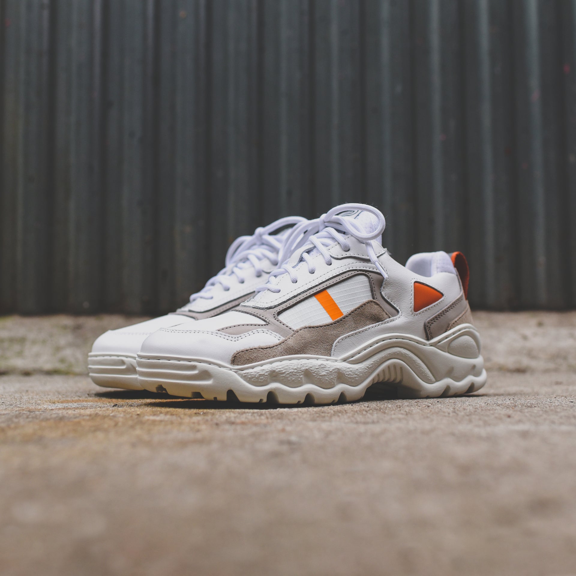 Filling Pieces Trimix Orange - White / Grey