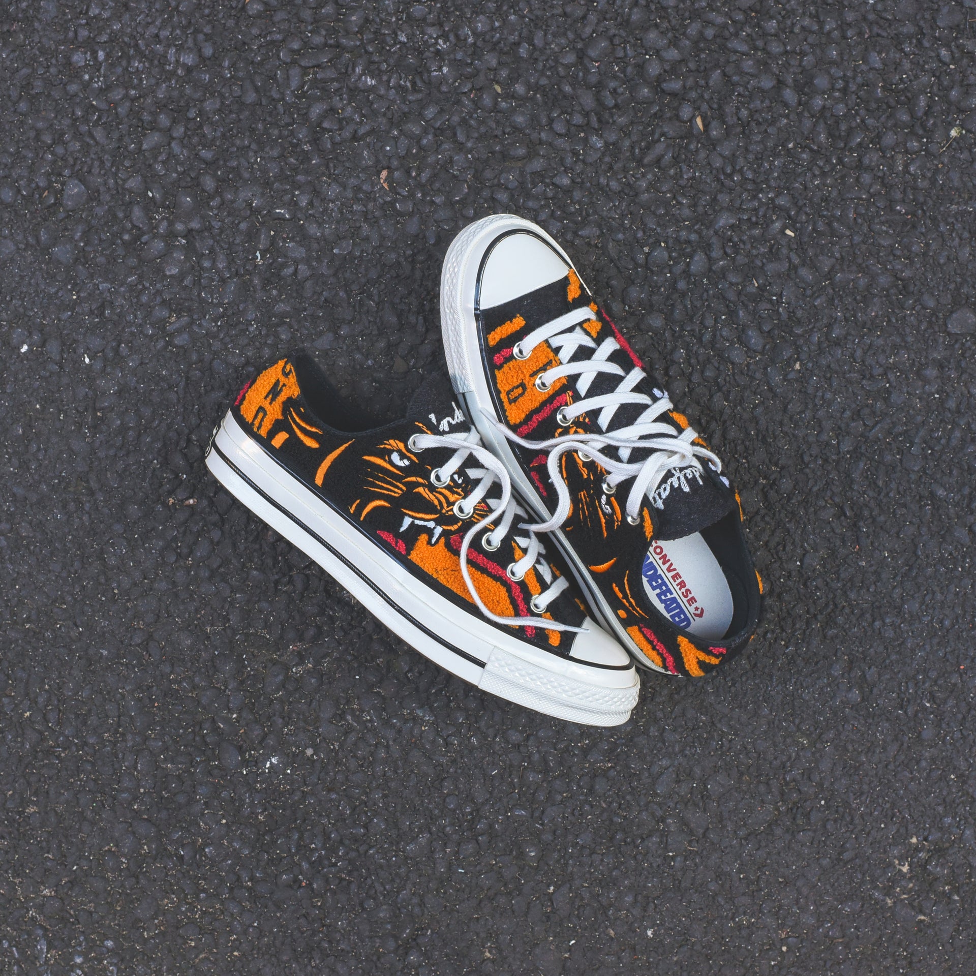 Converse x UNDFTD Chuck 70 Ox - Black / White / Orange