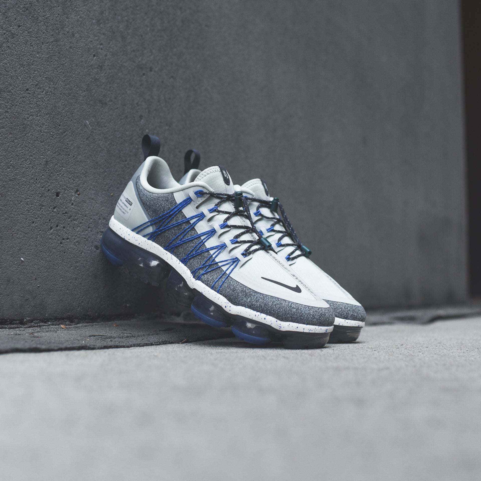 Nike Air VaporMax Utility White Silver – Kith - Main Image