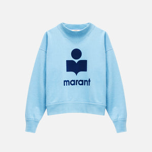 Isabel Marant Etoile Moby Logo Sweatshirt - Blue