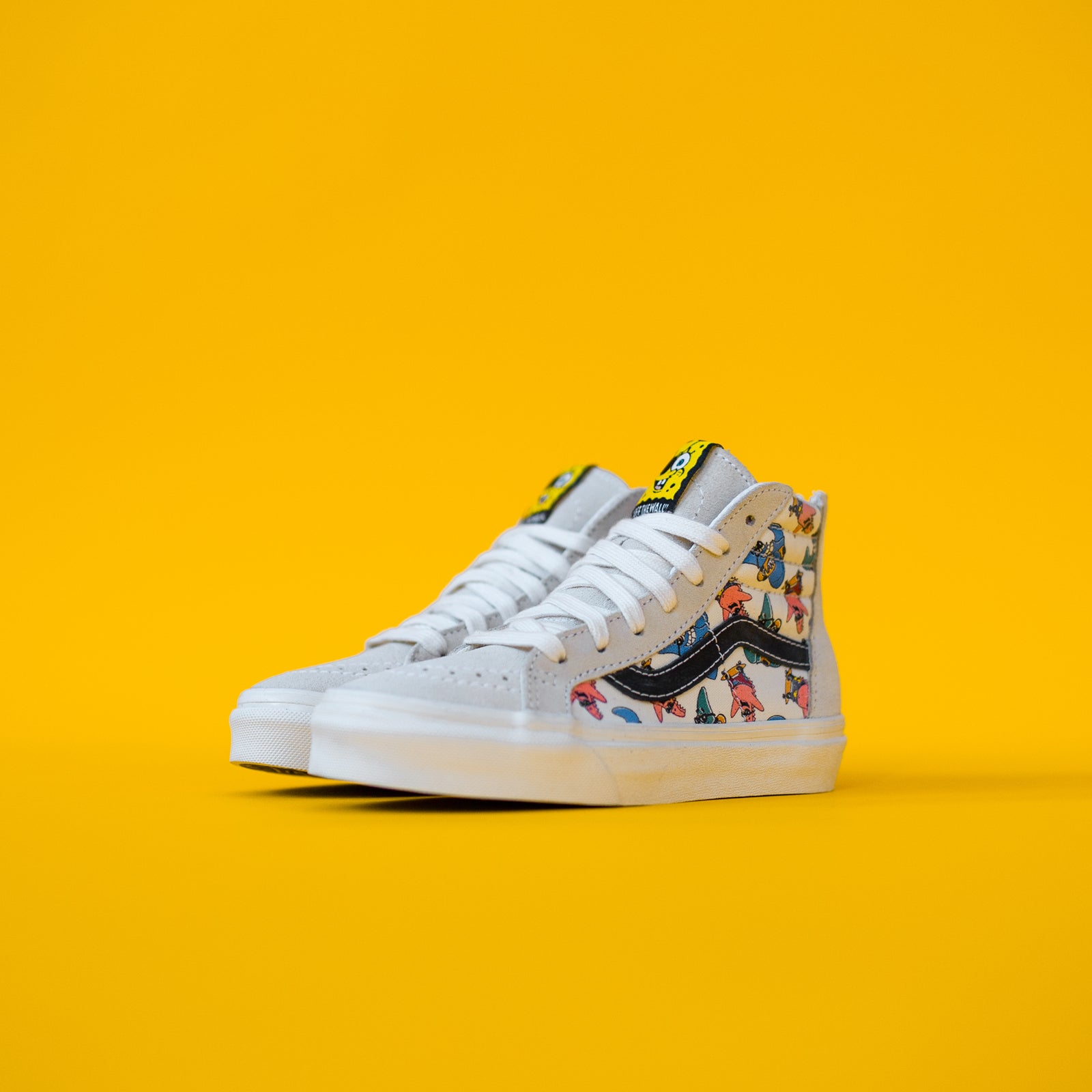 Vans Vault x SpongeBob Kids OG Sk8-Hi Zip LX - White