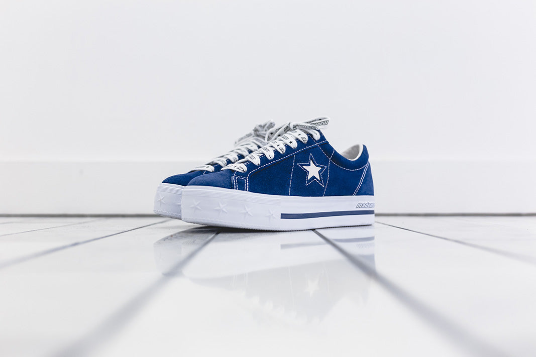 Converse x MadeMe One Star Platform - Medieval Blue