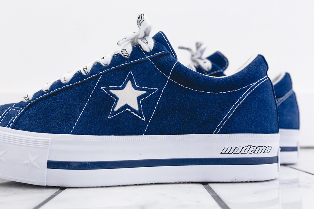 Converse x MadeMe One Star Platform - Medieval Blue