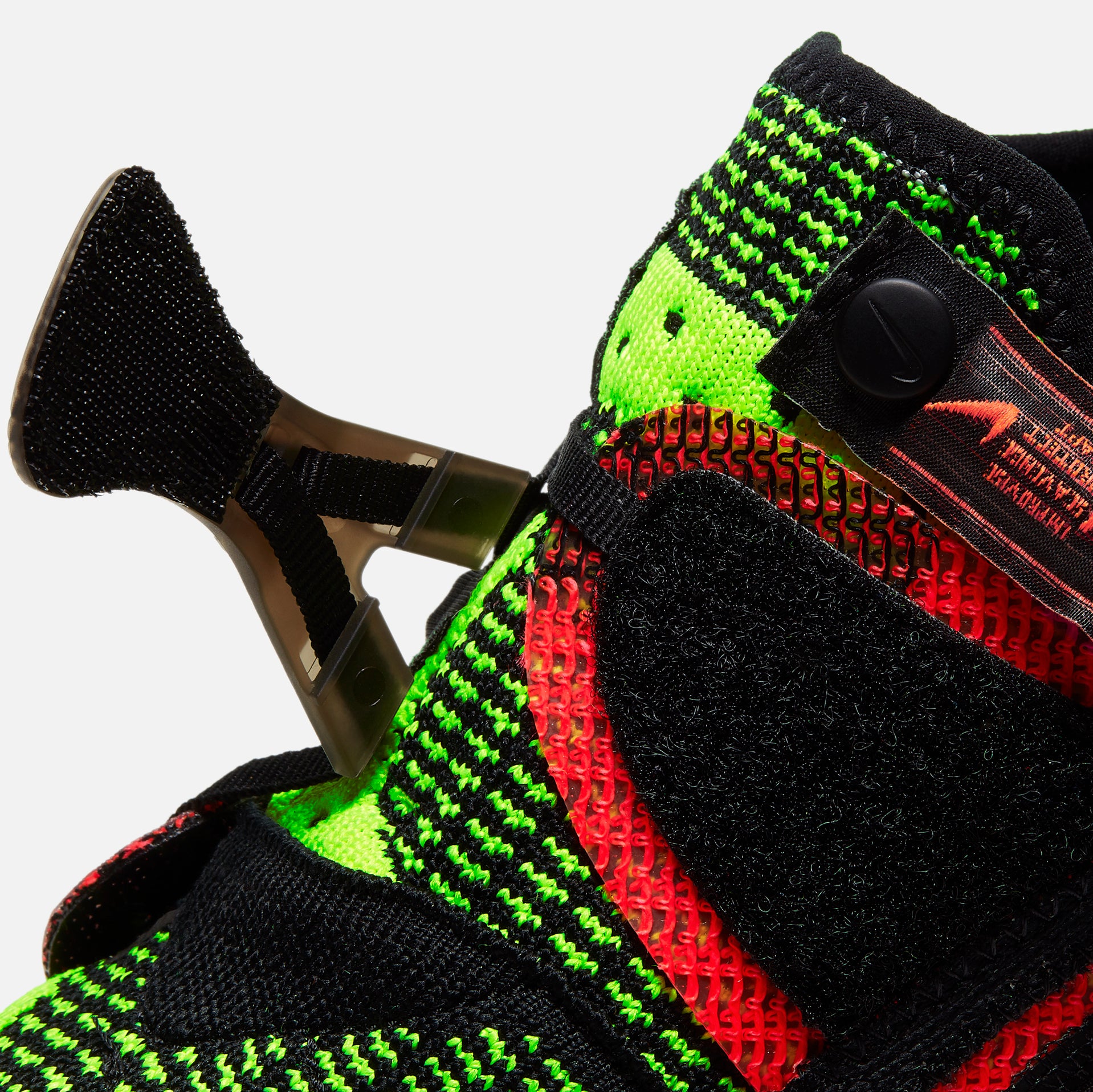 Nike Overreact Flyknit ISPA - Black / Hyper Crimson / Volt / Stone Mauve