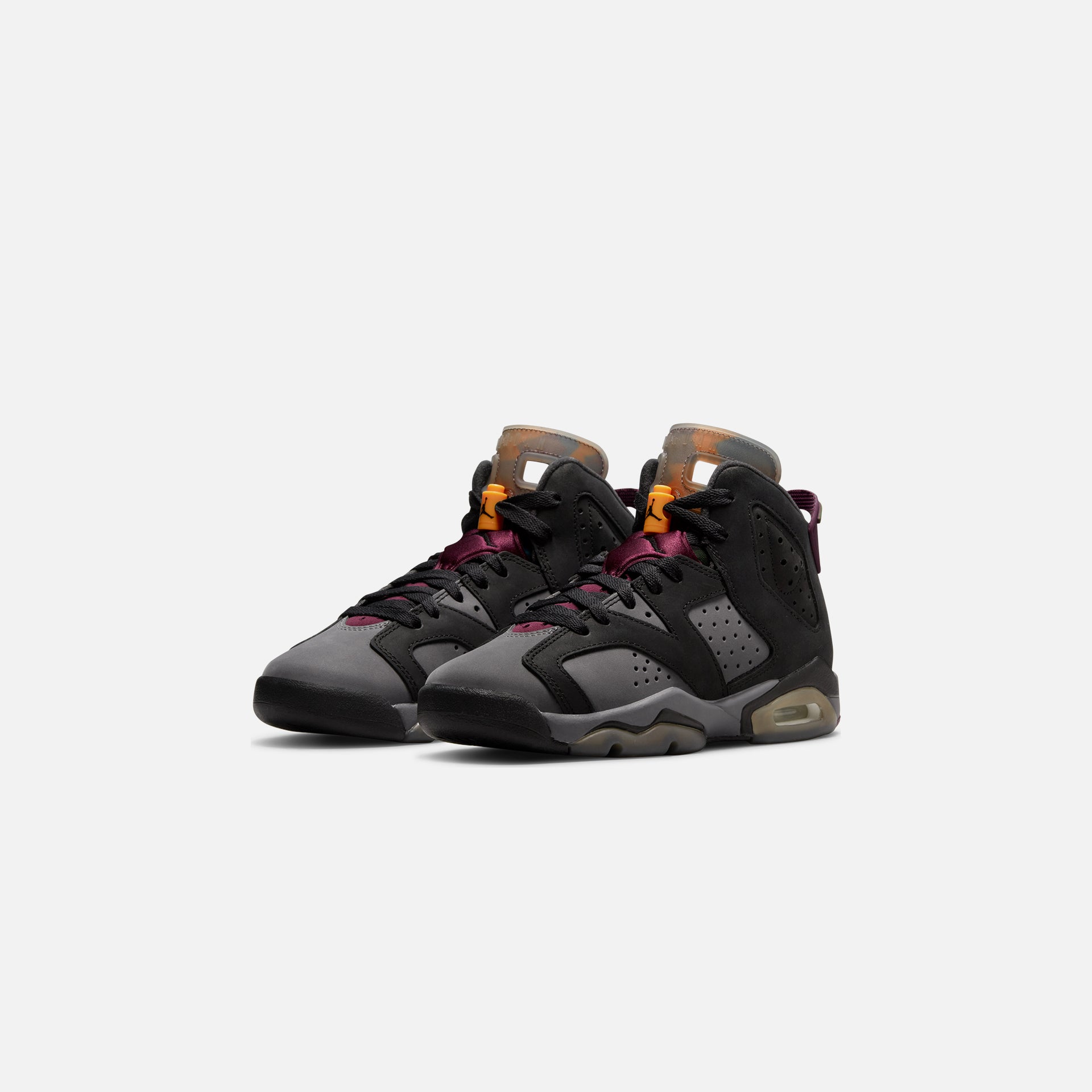 Nike Grade School Air Jordan 6 Retro - Black / Bordeaux / Light Graphite / Dark Grey