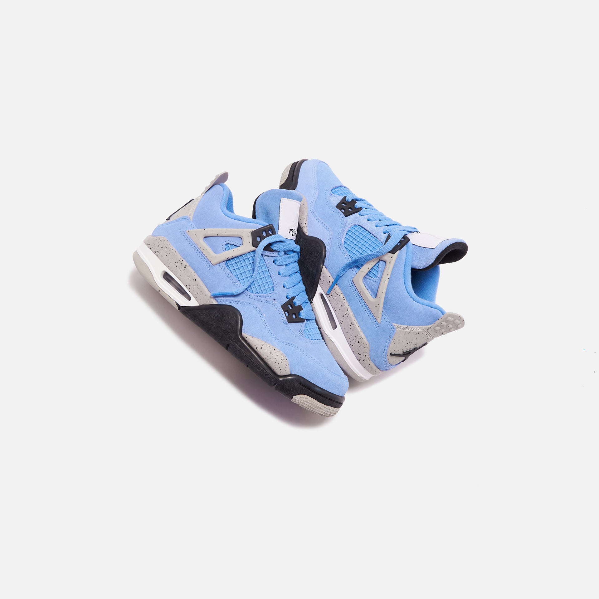 Nike Grade School Air Jordan 4 Retro - University Blue / Black / Tech Grey