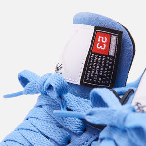 Nike Grade School Air Jordan 4 Retro - University Blue / Black / Tech Grey