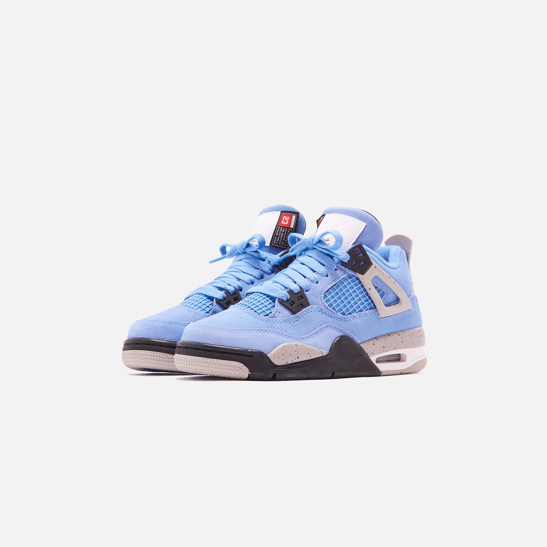 Nike Grade School Air Jordan 4 Retro - University Blue / Black / Tech Grey