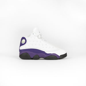 Nike PS Air Jordan 13 Retro - White / Black / Purple / University Gold