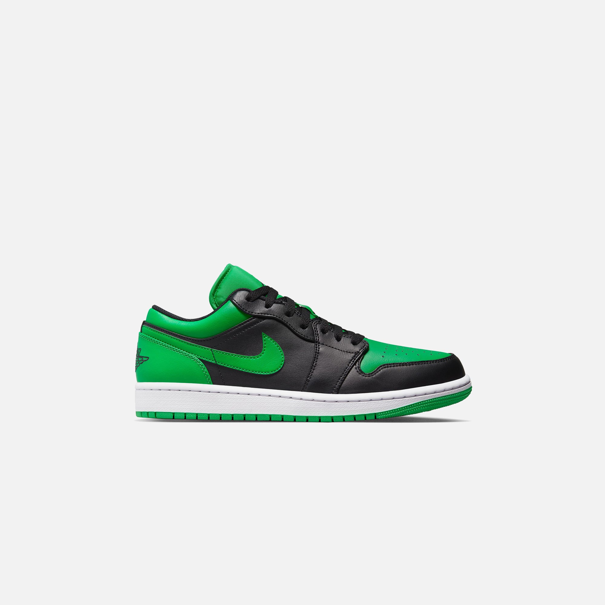 Nike Air Jordan 1 Low - Black / Lucky Green / White – Kith