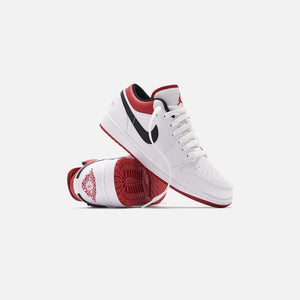 Nike Air Jordan 1 Low - White / Gym Red / Black