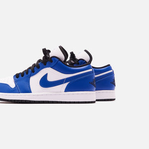 Air jordan 1 low white hyper royal black Clearance