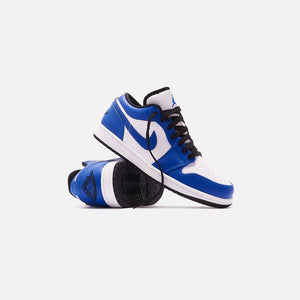 Air jordan 1 low white hyper royal black Clearance