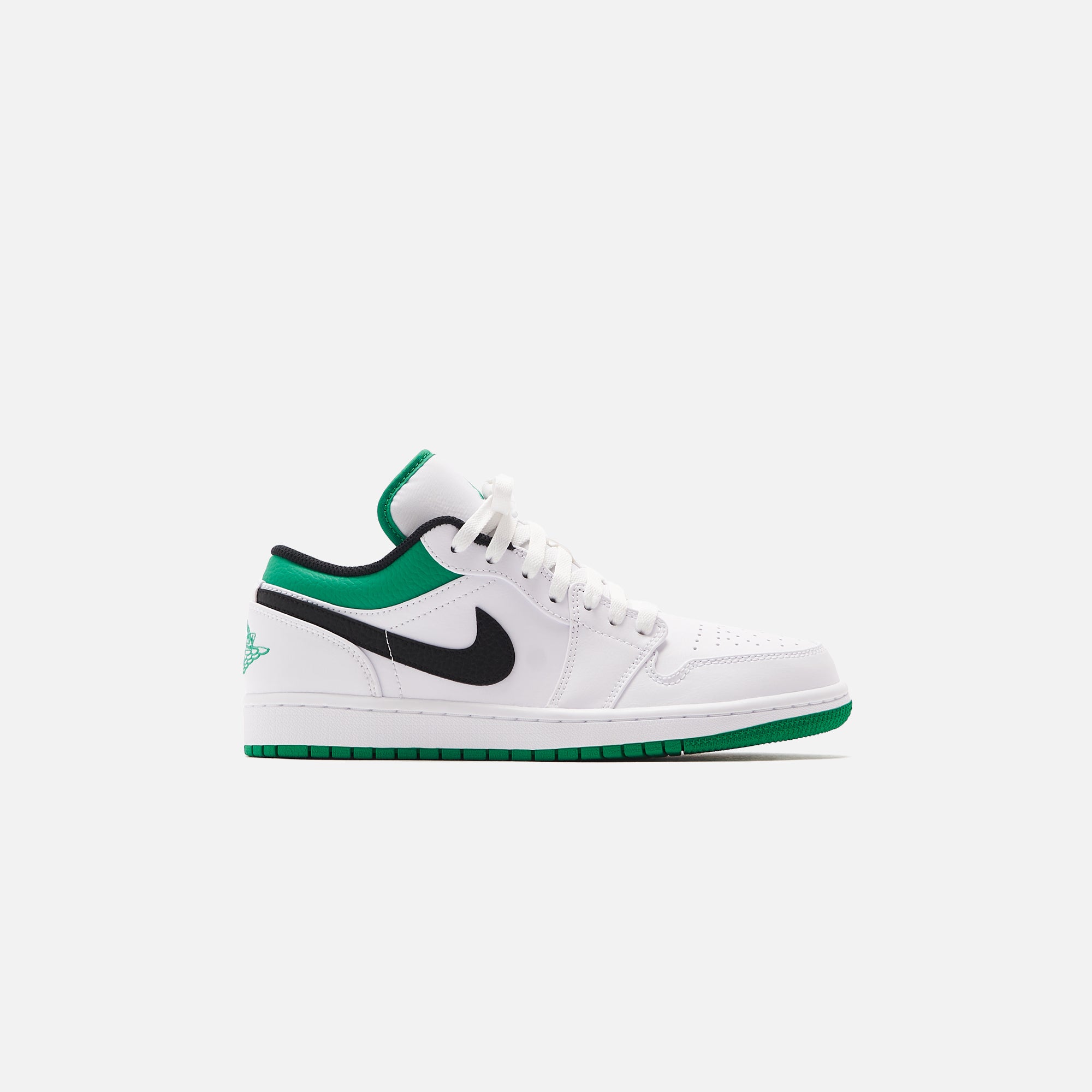 Nike Air Jordan 1 Low - White / Stadium Green / Black – Kith