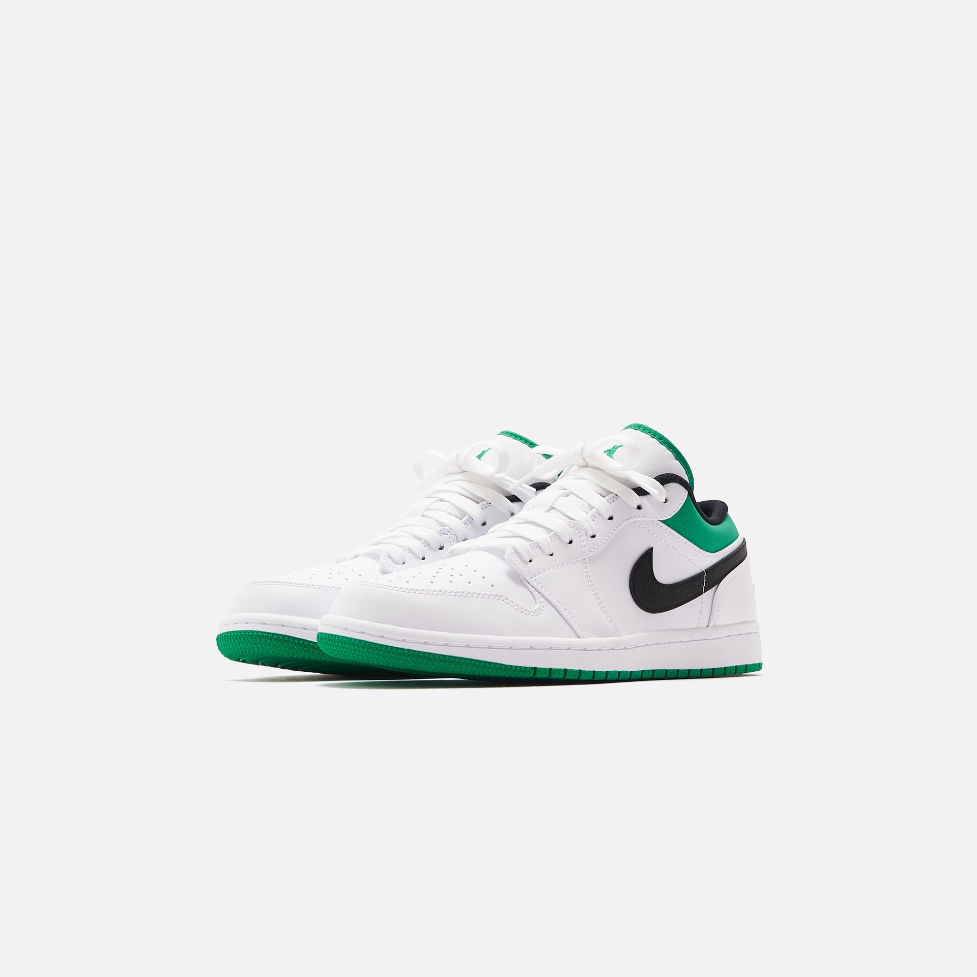 Nike Air Jordan 1 Low - White / Stadium Green / Black