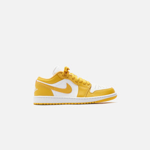 Nike Air Jordan 1 Low - White / Pollen