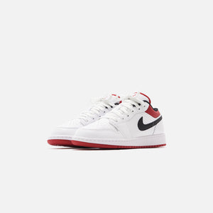 Nike Grade School Air Jordan 1 Low - White / Gym Red / Black