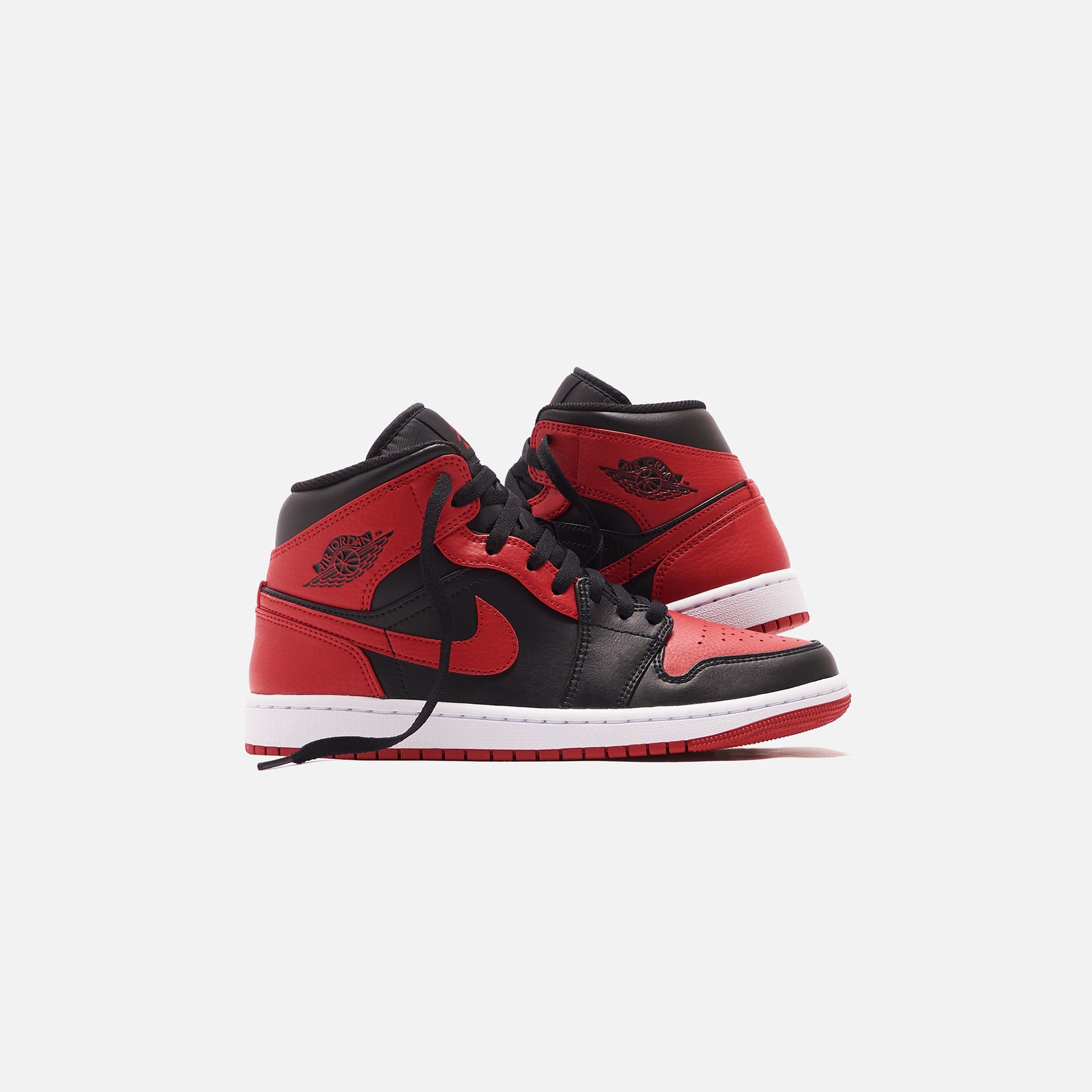 Nike Air Jordan 1 Mid - Black / Gym Red / White