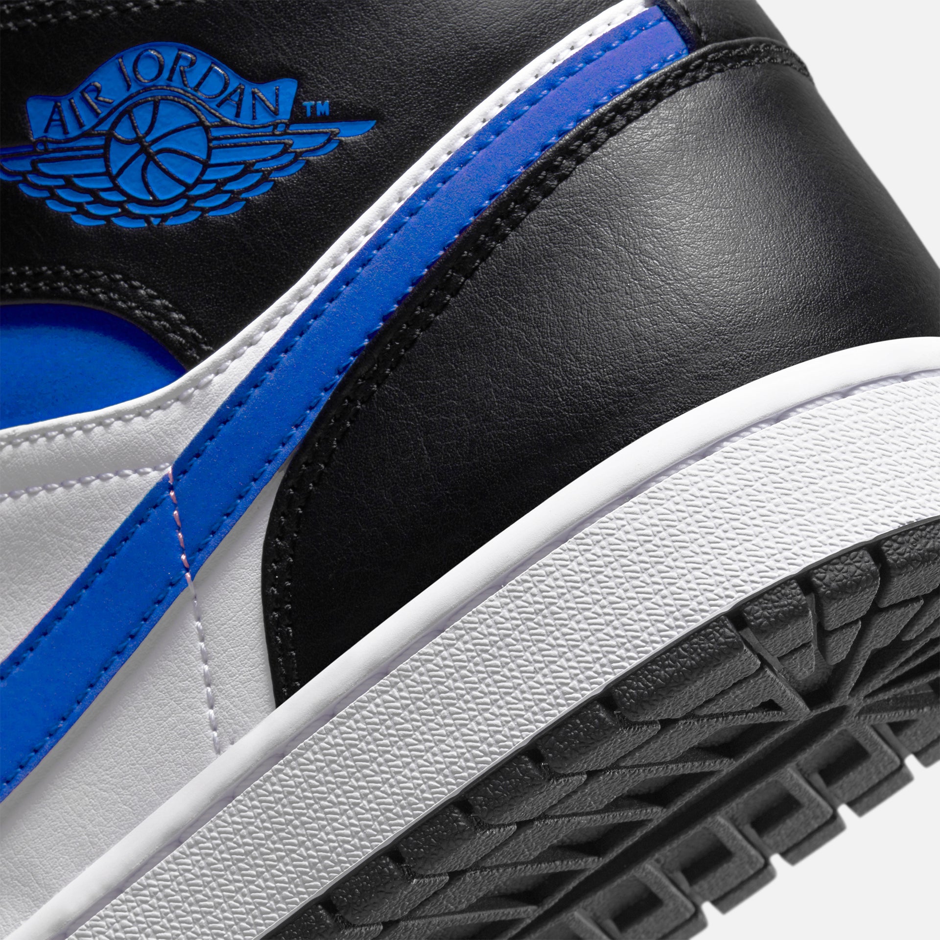 Nike Air Jordan 1 Mid - White / Racer Blue / Black