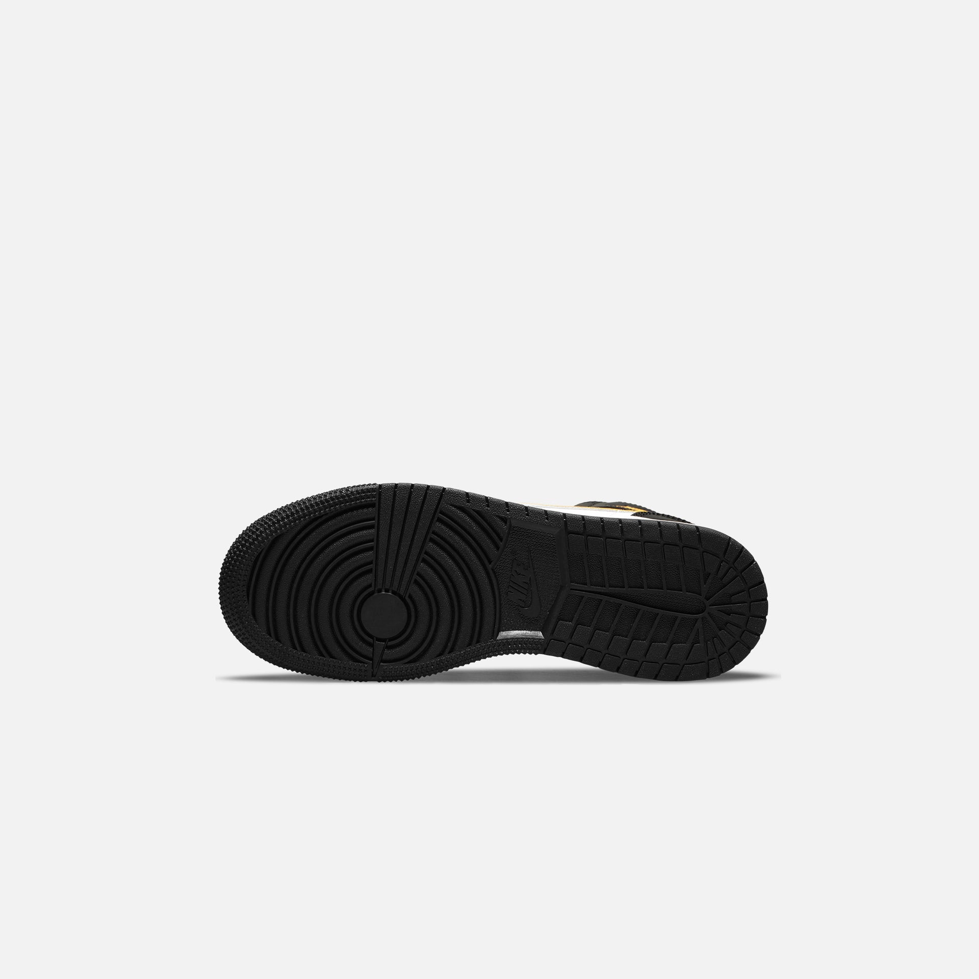 Nike Grade School Air Jordan 1 Mid - White / Pollen / Black