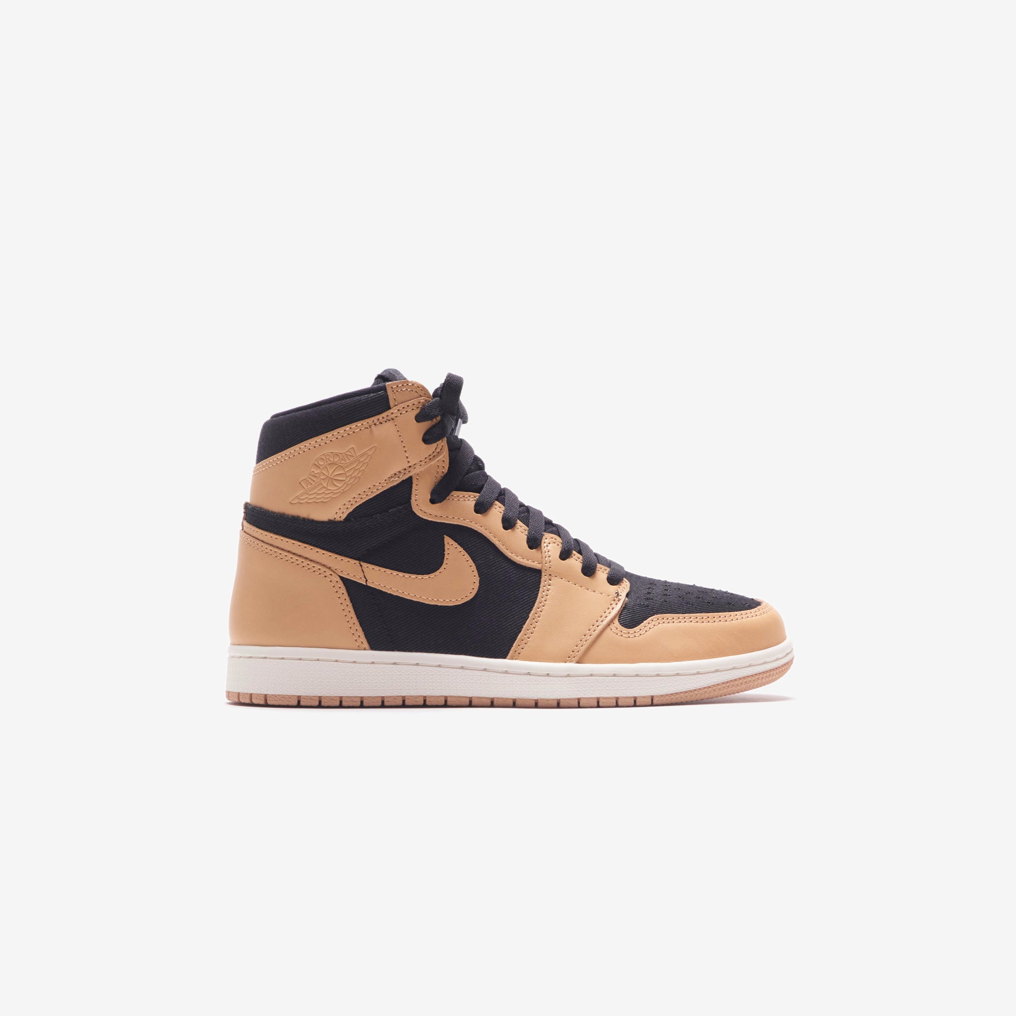 Jordan 1 tan and black online