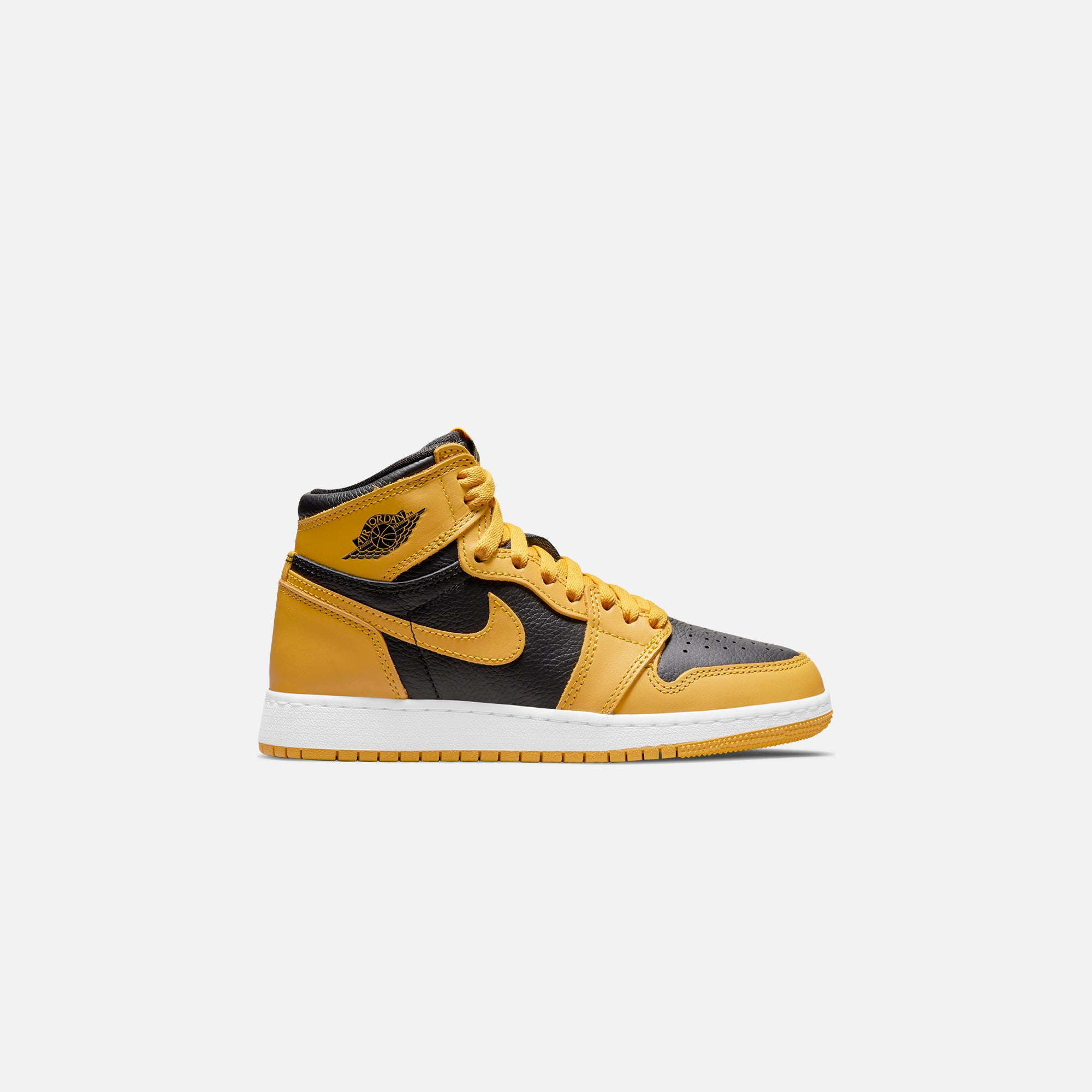 Nike Grade School Air Jordan 1 Retro High OG - Pollen / White