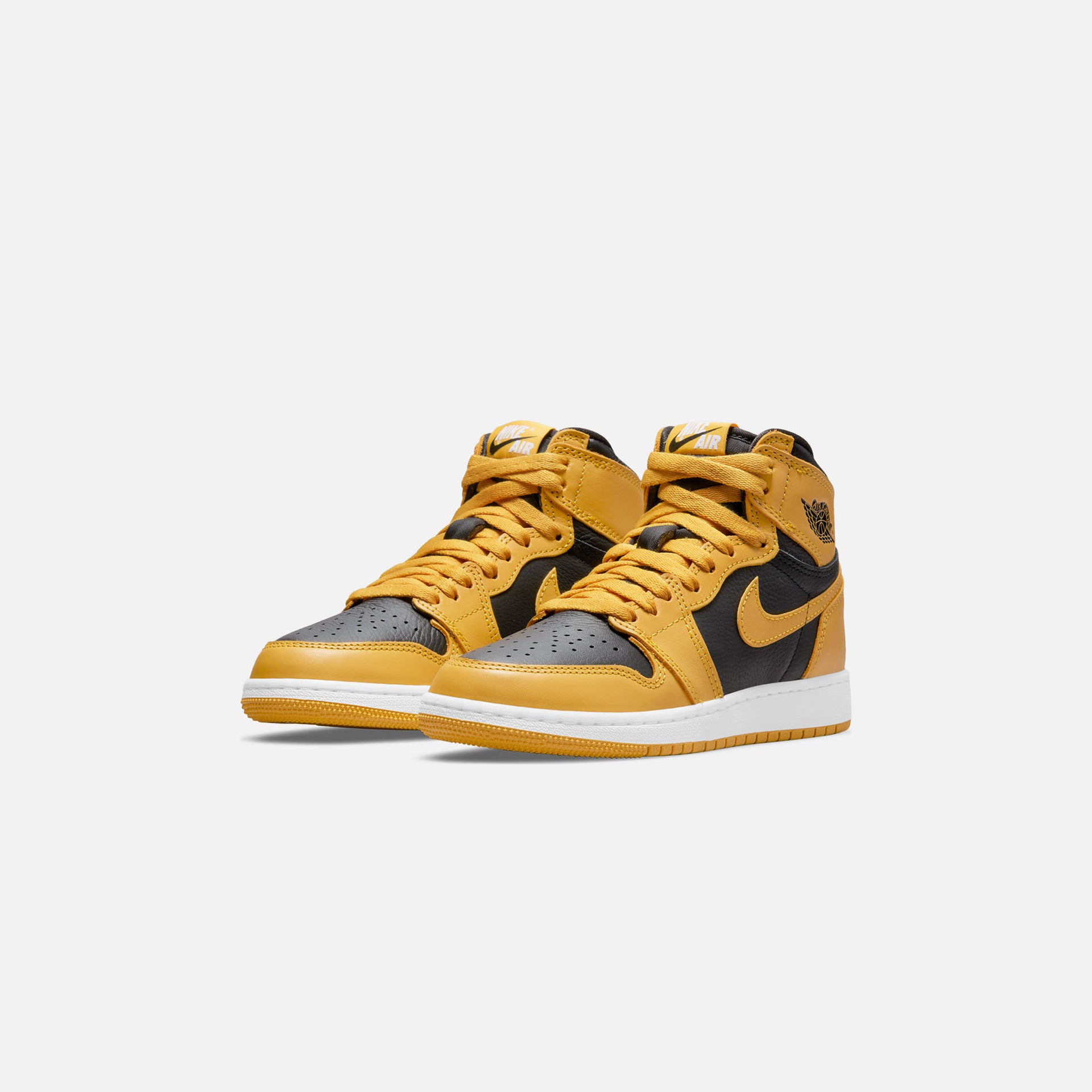 Nike Grade School Air Jordan 1 Retro High OG - Pollen / White / Black