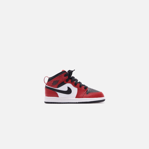 Nike Pre-School Air Jordan 1 Mid - Black / Gym Red