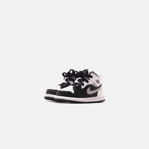 Nike Toddler Air Jordan 1 Mid BT - Black / White / Light Smoke Grey