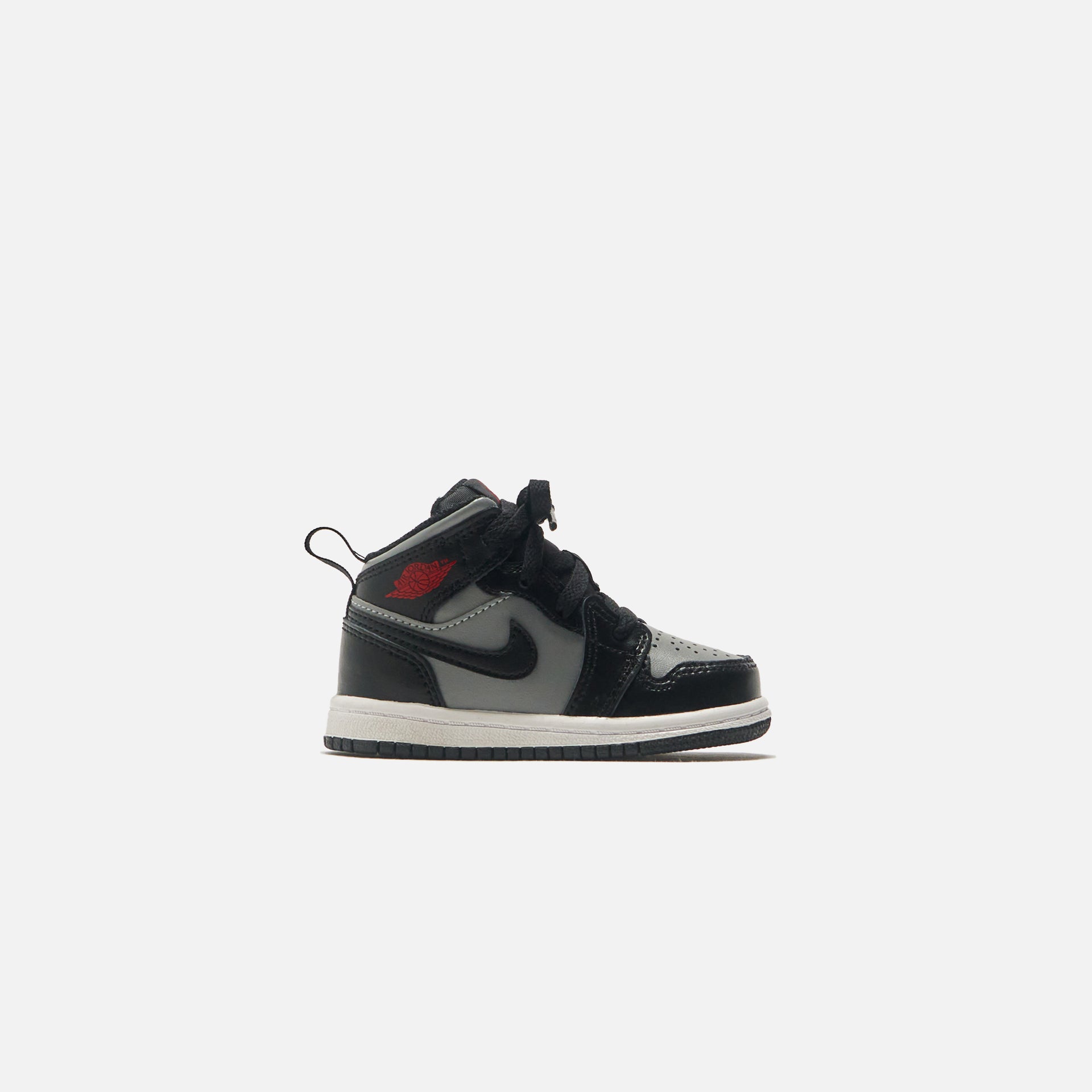 Nike Toddler Air Jordan 1 Mid - Black / Gym Red / Particle Grey / White