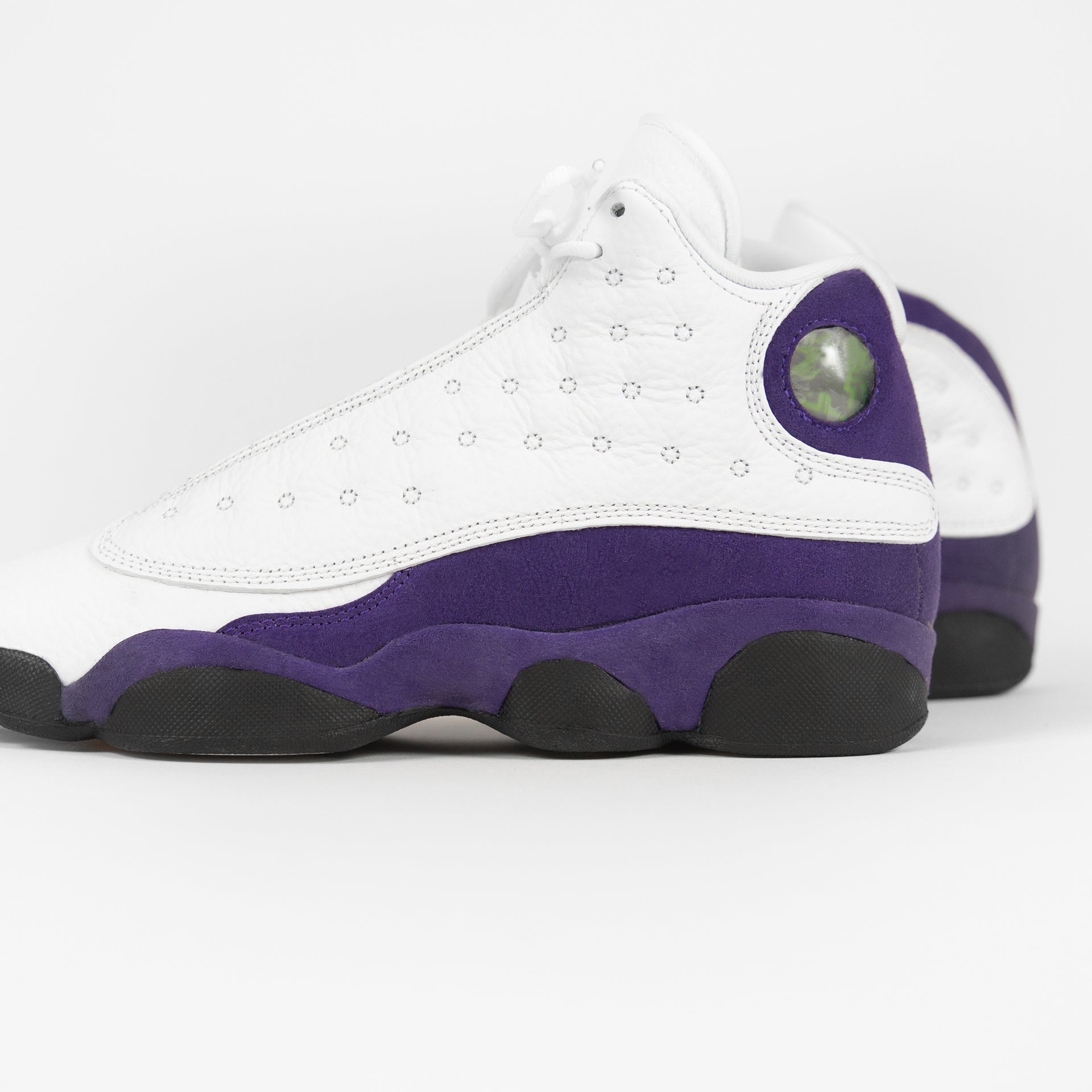 Nike GS Air Jordan 13 Retro - White / Black / Purple / University Gold